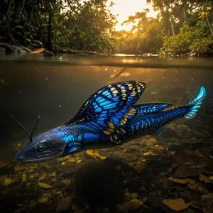 Butterfly + Electric eel